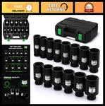 14-PIECE 3/4" Drive Deep Impact Socket Set, Heavy Duty Cr-mo Sae For Vehicles. Fixed Price $179.99.