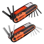 Tacklife 16-PIECE Folding Hex Key Set, Sae, Metric,for Basic Home Repair And Gen. Fixed Price $12.00.