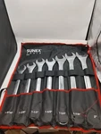 Sunex Tools 9707A 7PC Sae Raised Panal Jumbo Combination Wrench Set W/ Roll Case. Fixed Price $99.99.
