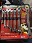 Rare Sears Craftsman Usa Nos 7PC Locking Flex Ratcheting Wrench Set 42400. Fixed Price $449.95.