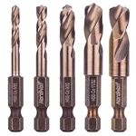 5-PIECE M35 Cobalt Stubby Drill Bit Set For Stainless Steel & Hard Metals, With. Fixed Price $42.98.