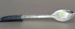 Winco BHOP-15 15" Solid Basting Spoon Stainless Steel Black Handle Stop Hook New. Fixed Price $21.99.