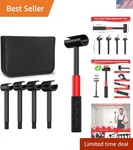 Professional 4-IN-1 Door Repair Tool With Interchangeable Heads And Storage Bag. Fixed Price $49.99.