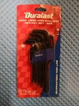 Duralast 13PC Short Arm Hex Key Set Sae 67-105-0.05",1/16",5/64",3/32",7/64". Fixed Price $15.00.