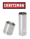 New Craftsman Socket 1/4, 3/8 1/2" Drives, Shallow Deep 6 &12 Pt Choose Size. Fixed Price $29.95.