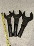 Cdi- Williams Open End Torque Wrench Heads!! One Is 1-5/8. 1-7/16 And 1-1/4.. Fixed Price $150.00.
