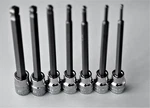 Craftsman Sae/metric 3/8 Or 1/4IN. Drive Long Pattern Ball End Hex Socket Set. Fixed Price $28.25.