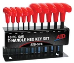 Tools ATD-574 () 10-PIECE Sae T-handle Hex Key Set. Fixed Price $37.11.