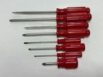 Craftsman Usa Wf Red Handle 8PC Phillips & Flat Head Screwdrivers Set. Fixed Price $99.99.