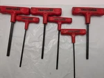 Craftsman Red T-handle Hex Pc Set 46546 1/4 46545 7/32 48544 3/16 5/32 1/8 764. Fixed Price $16.99.