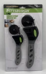 Pittsburgh 2PC Rubber Strap Wrench Set Item 69373 Lifetime Warranty New Unopened. Fixed Price $5.00.