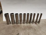 Snap-on 110STMDY Deep Socket Set 1/4" Drive Sae 3/16 9/16 STMD6-STMD18 A3. Fixed Price $125.00.