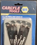 Carlyle Tools By Napa 5 Pc Low Profile Torx Driver T20-T40 Offset Steel. Fixed Price $24.00.