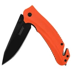 Kershaw Barricade Folding Knife-modified Clip Point-orange/black OXIDE-8650. Fixed Price $36.46.