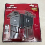 Husky 26-PC Long Arm Hex Key Set Sae/metric, Black/gray. Fixed Price $8.98.
