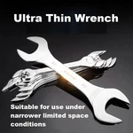 Ultra-thin 3MM Open End Wrenches Double Head Repair Spanners 1PC. Fixed Price $11.61.