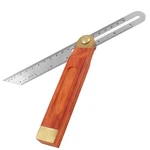 9 Inch T-bevel Angle Finder Sliding Gauge, Adjustable Ruler Brown, Chrome. Fixed Price $16.92.