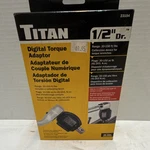 Titan 23154 Digital Torque Adapter 1/2IN Drive Led Backlight Swivel Flip. Fixed Price $29.99.