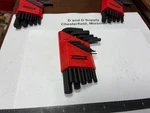 Genuine Proto J4980, 13 Piece Hex Key Set, Sae, Standard, .050-3/8", Black Oxide. Fixed Price $7.95.