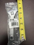 Proto J706B Adjustable Wrench: Steel, Chrome Finish. Fixed Price $22.41.