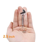Mini 2.5/4 Inch Adjustable Spanner Open-end Wrench Tools Small Portable K. Fixed Price $10.18.