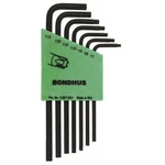 Bondhus 7PC Tamper Resistant Torx Star L Wrench Set T7-T25 Made In Usa 32431. Fixed Price $23.64.