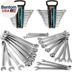 Combination Wrench Set, Sae & Metric, 22-PIECE, 1/4'' To 7/8'' 8-19MM, Cr-v St. Fixed Price $77.28.