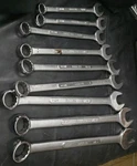Vintage Gedore Combination Wrench Set Spanner 9 Pieces 11/16 Through 1/4. Fixed Price $89.99.