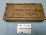 Starrett Vintage No. 231 Outside Micrometer 0-1" .0001" Res W/ Adj. Wrench H159. Fixed Price $49.99.