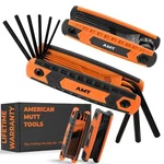 American Mutt Tools 17PC Folding Allen Wrench Set Sae And Metric K. Fixed Price $29.31.