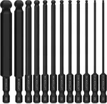 Ball End Hex Head Wrench Drill Bit Set, 12PCS Metric. Fixed Price $30.84.