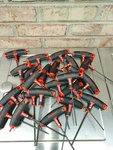 Snap-on Tools 7/64" Sae Soft Grip T-shaped Combo Ball Hex Wrench AWBSG07. Fixed Price $18.00.