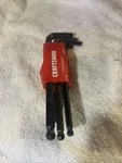 Craftsman 10 Pc Metric Hex Key Set CHMT26022. Fixed Price $14.99.