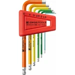 Pb Swiss 212.H-5 Rb Hex Key Set Ballpoint Metric Rainbow 1.5-5MM 6-PIECE. Fixed Price $33.97.