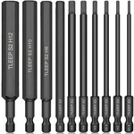 Long 100MM 1/4 Inch Hex Head Allen Wrench Drill Bits Big 12MM To Small 1.5M. Fixed Price $18.35.