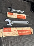 2PC Williams Tools Usa Superjustable Adjustable Wrench Set 6/8 Original Boxes. Fixed Price $159.00.