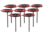 Wiha 33489 Soft Grip Dual Drive Ball End Hex T-handle Metric Black Finish, 8PC. Fixed Price $55.96.