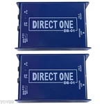 2 Pack Direct Box Xlr To 1/4 Instrument Keys Acoustic Electric Guitar Bass. Fixed Price $53.00.