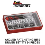 Teng Tools Piece Angled Ratcheting Bits Driver Set TTMDRT64. Fixed Price $91.10.
