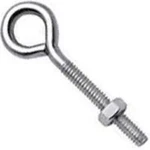 New Stanley 221275 Box Of (10) 3/8" 5" Zinc Plated Heavy Duty Eye Bolts. Fixed Price $24.40.