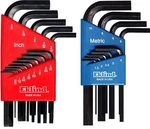 Eklind 10122 Piece Combo Metric And Sae Hex L-key Set. Fixed Price $24.69.