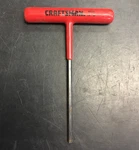 Craftsman T-handle, Sae 3/16" 46544, Usa. Fixed Price $9.99.