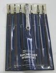 Watsco Hex Ratchet Wrenches TL-10 3/16, 1/8 7/64 3/32 9/64 & 5/32. Fixed Price $25.95.