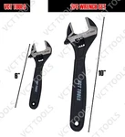 Vct 2PC Adjustable Wrench Set 6" 10" Crescent Wide Jaw Black Oxide Finish. Fixed Price $21.95.