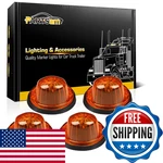 Partsam 5X Roof Running Cab Marker Light Amber Cover Lens/base Compatible C/k. Fixed Price $46.88.