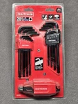 Craftsman 20PC Sae/metric Universal L-T0-T Hex Key Set #CMHT26028. Fixed Price $15.35.