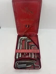 Vintage Snap-on 15 Piece Sae Hex Key Set Metal Index .028 3/8" Read. Fixed Price $15.00.