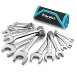 Duratech 12-PIECE Stubby Combination Wrench Set, Metric, Chrome Vanadium Steel. Fixed Price $59.99.