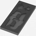 Wera 137340 Foam Insert L-key Set 1, Empty. Fixed Price $42.79.