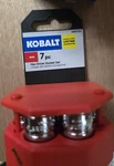 Kobalt 2884752 Sae 7PC Hex Driver Socket Set. Fixed Price $21.99.